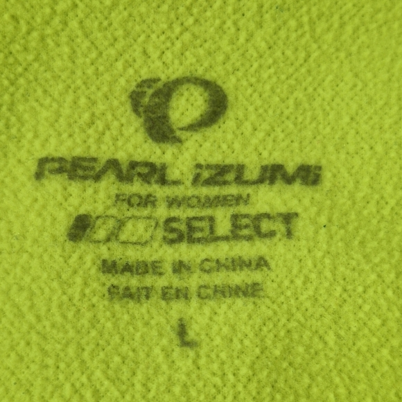 Pearl Izumi Screaming Yellow Whirl W Select Pursuit Thermal Jersey Jacket Size L - Picture 8 of 10